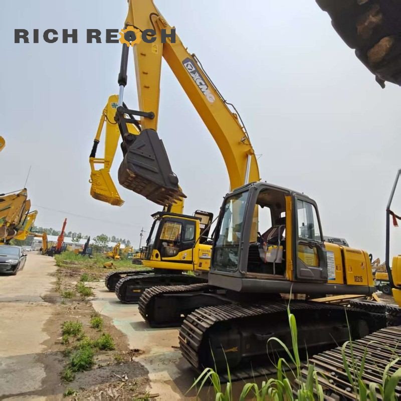Bucket linkage and digging teeth of a 2020 XCMG XE215 excavator, 2,300 hours, $31,944